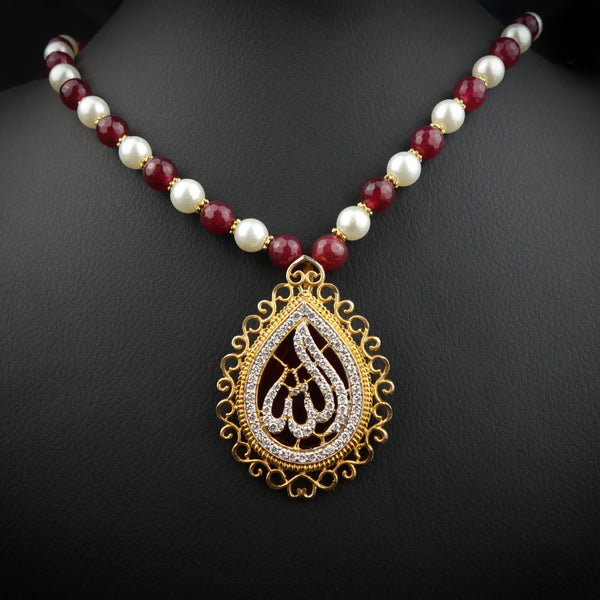 Silver Allah pendant-Ds 169