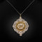 Silver Allah locket-Ds 170
