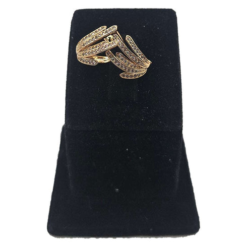 Radiant Crystal Cufflinks Earrings - D153A - 3