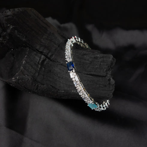 American Diamond Multicolor Elegant Bangles - D97-2