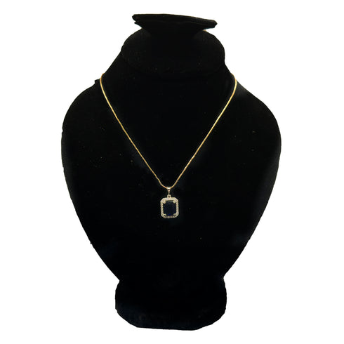 Ruby Stone Fashion Necklace - D103N - 2