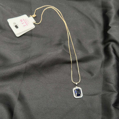 Ruby Stone Fashion Necklace - D103N - 3