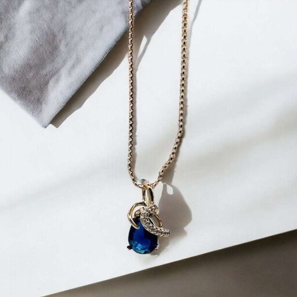 American Diamond Pendant Necklace - D108N -1