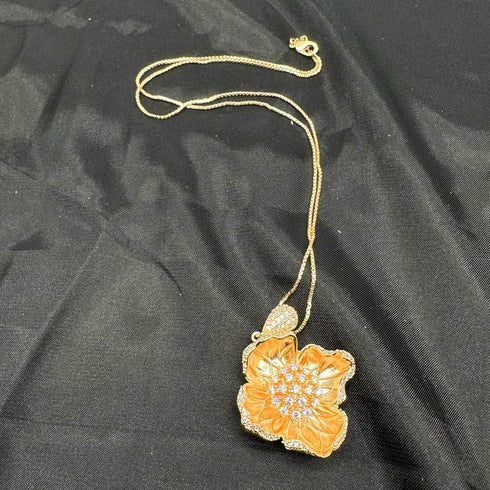 Hollow Out Flower Necklace - D115 - 3