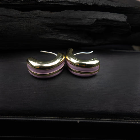 Regal Orchid Duet Earrings - D34-1