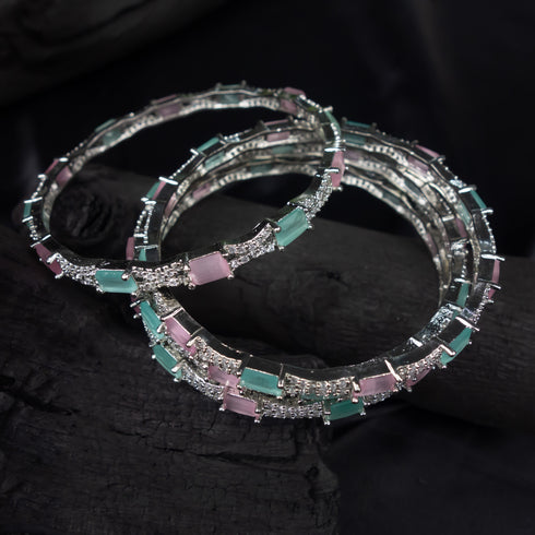 Elegant American Diamond Bangles
