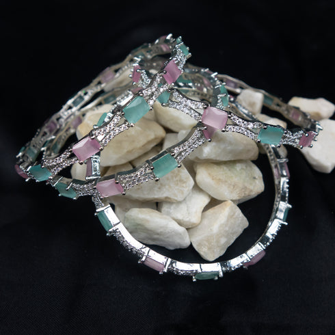 Elegant American Diamond Bangles