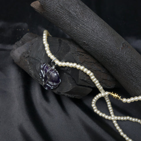 Turkish HEALING CRYSTAL CHARM HEART SHAPE PENDANT(BLUE) D256