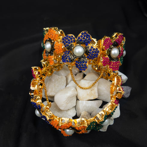 Flower with Pearl Naurattan Kangun D283-1