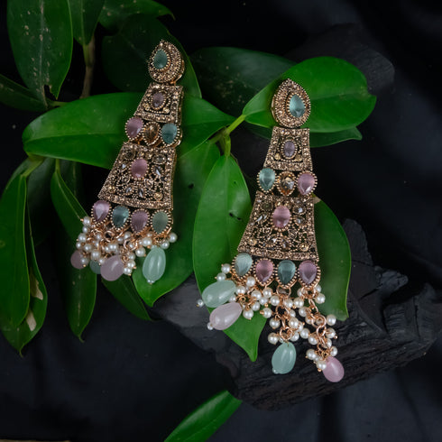 Pastel Polki Earrings