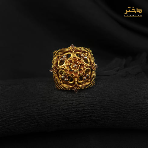 Elegence luxe silver ring-DS 127