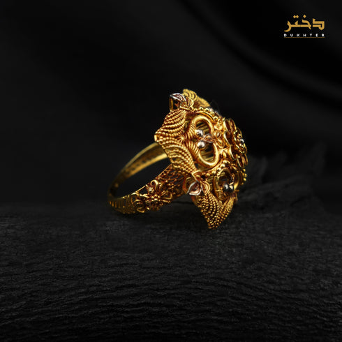 Elegence luxe silver ring-DS 127