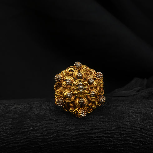 Celestial Bloom Silver ring-DS 136