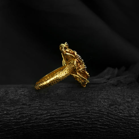 Celestial Bloom Silver ring-DS 136