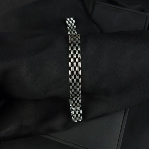 Presidential Black Silver Bracelet-DS 177