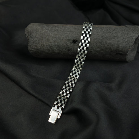 Presidential Black Silver Bracelet-DS 177