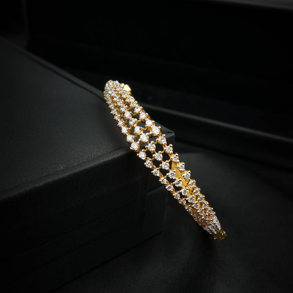 Diamond Cascade Silver Bracelet-DS 01