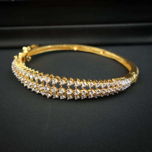 Diamond Cascade Silver Bracelet-DS 01