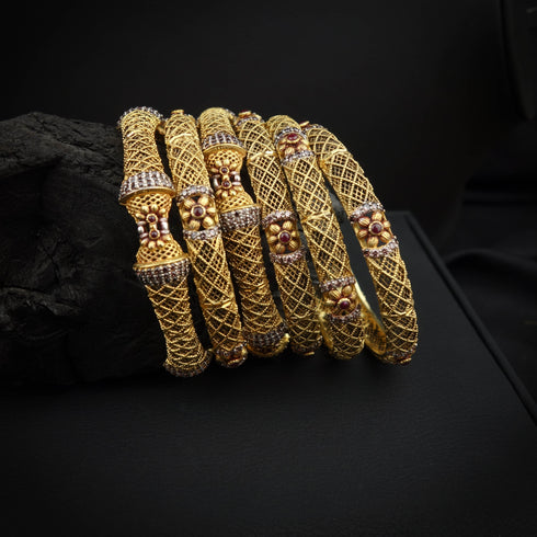 Gilded Silver Bangles