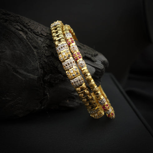 Classical Silver Dance bangles DS 107