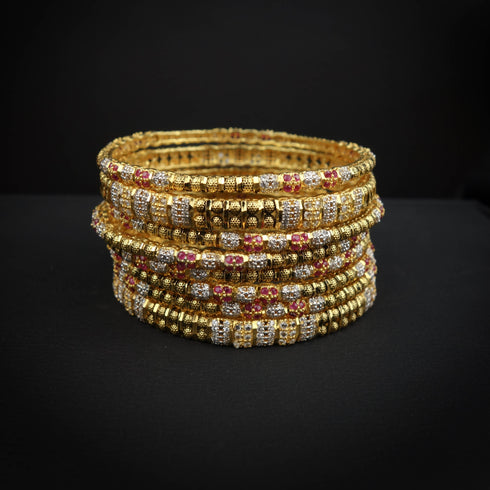 Classical Silver Dance bangles DS 107