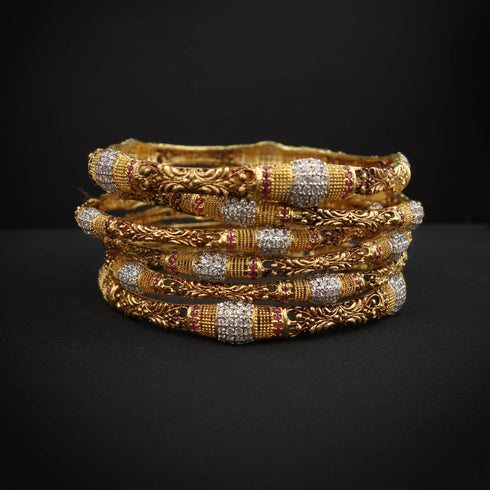 Silver Luxe Bangles DS 108