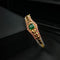 Emerald Radiance Silver Bracelet-DS 17