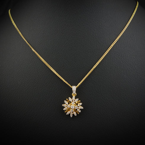 Charming Pearl Silver Necklace-DS 19