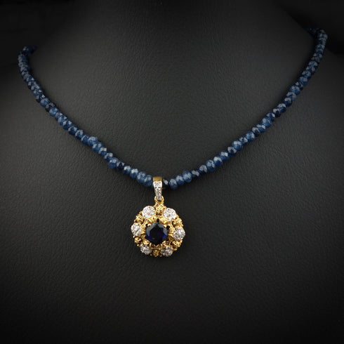 Classic Silver Pearls Necklace-DS 33