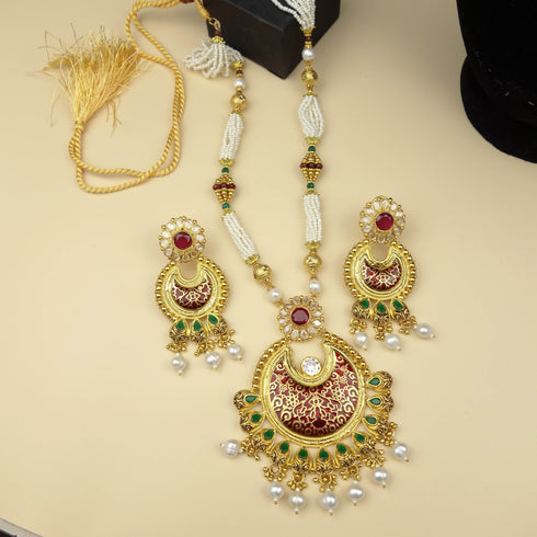 Pearl Horizon Bridal Set-DS 54