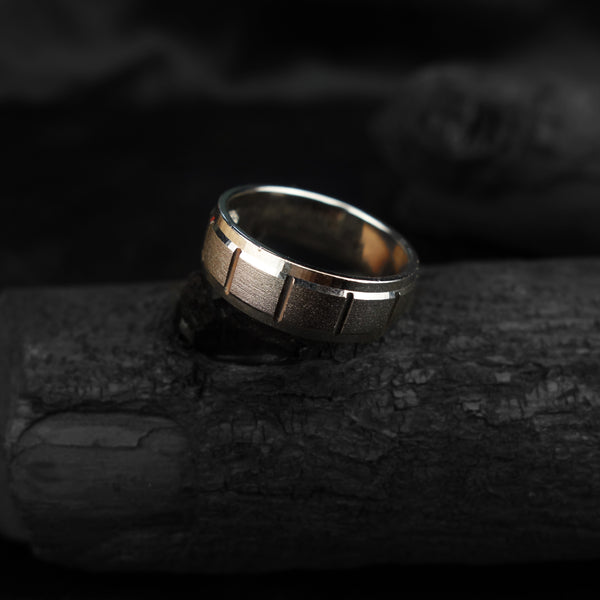 Silver Matte ring-DS 76