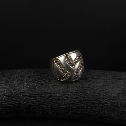 Vintage men Silver ring-DS 86
